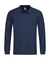Heren Polo Lange Mouw Stedman ST3400 Navy
